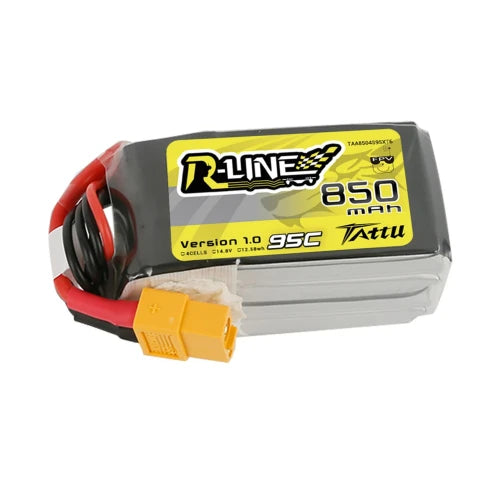 Акумулятор Tattu R-Line 4S 850mAh 14.8V 95C XT60