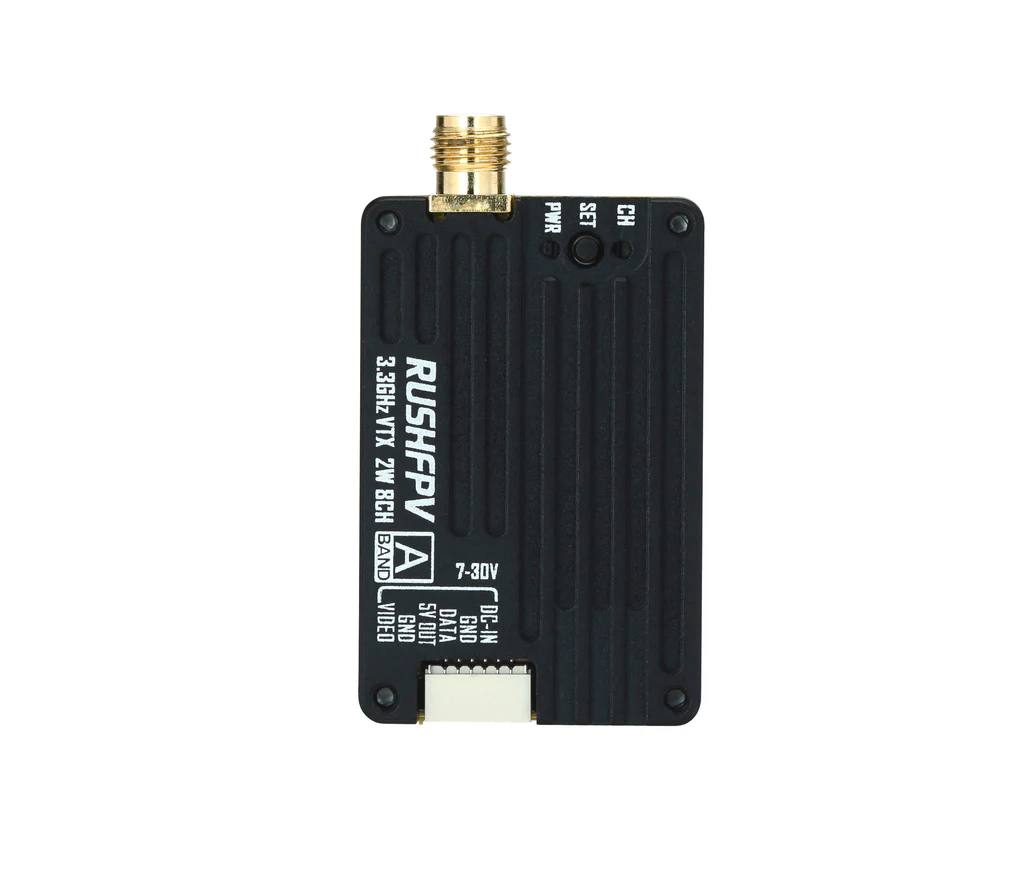 VTX Відео передавач Rush FPV 3.3G 2W + антена всеспрямована