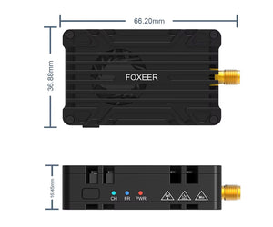 VTX Відео передавач Foxeer 4.9G-6G Reaper Infinity 10W 80CH