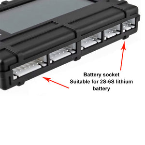 Тестер з функцією балансування акумуляторів 2-6S 6Cells Battery Discharger Balancer CellMeter