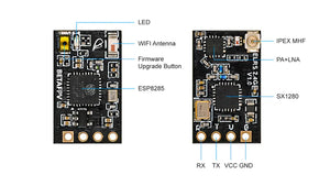 FPV RX приймач BetaFPV ExpressLRS ELRS 2.4G Nano