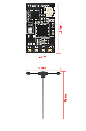 FPV RX приймач SpeedyBee ExpressLRS RX 2.4G Nano