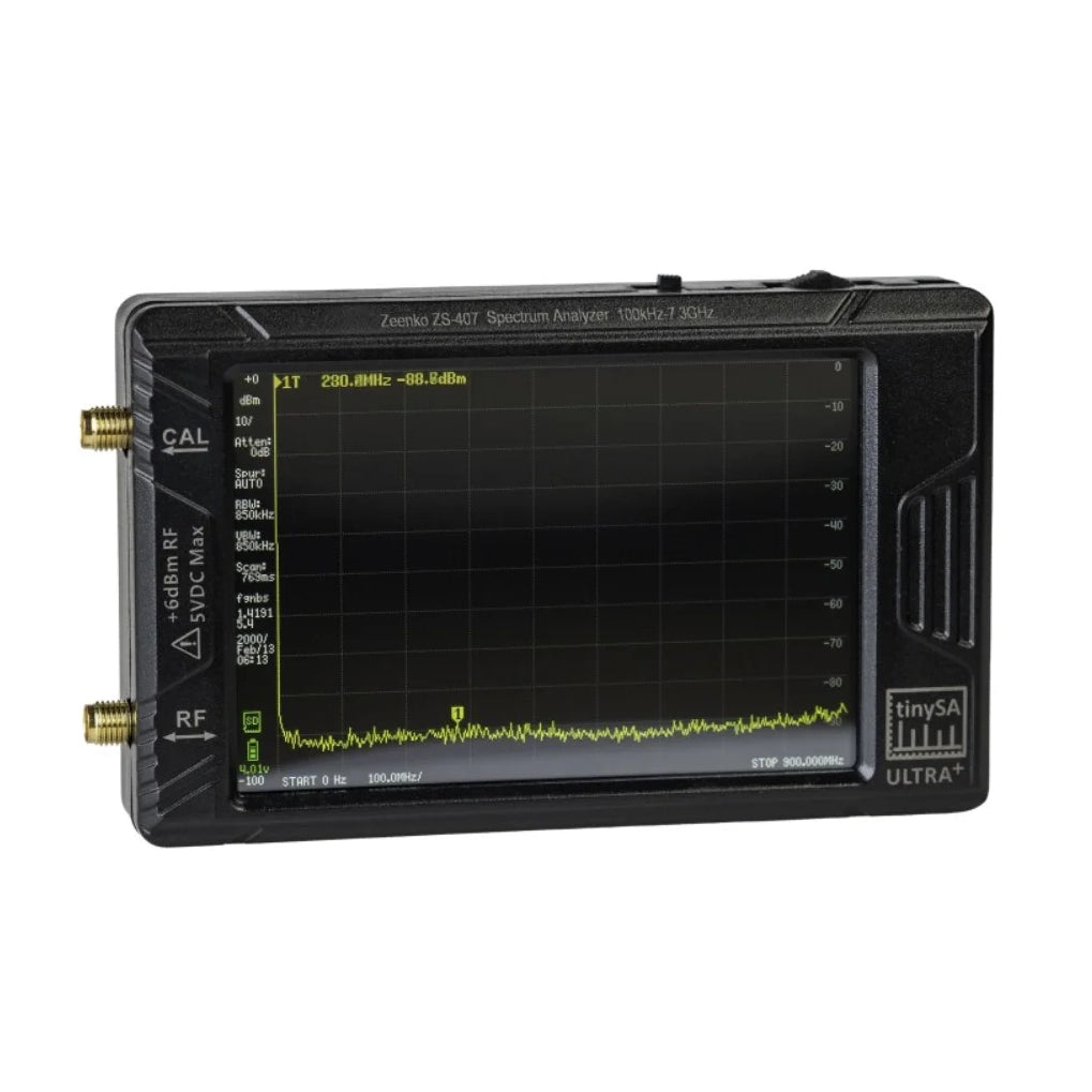 Векторний аналізатор спектру TinySA Ultra ZS407 100 kHz–7.3 GHz ZEENKO
