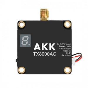 VTX Відео передавач AKK Ultra Long Range 8W 4.9G-6G 96CH TX8000AC