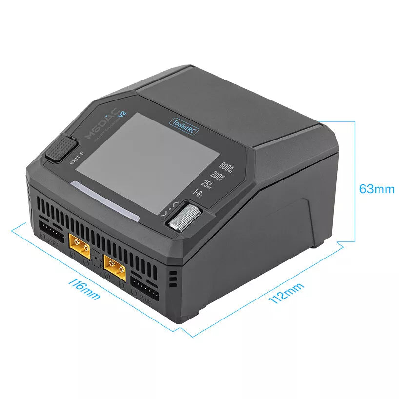 Зарядний пристрій ToolkitRC M6DAC v2 Pro - 800W
