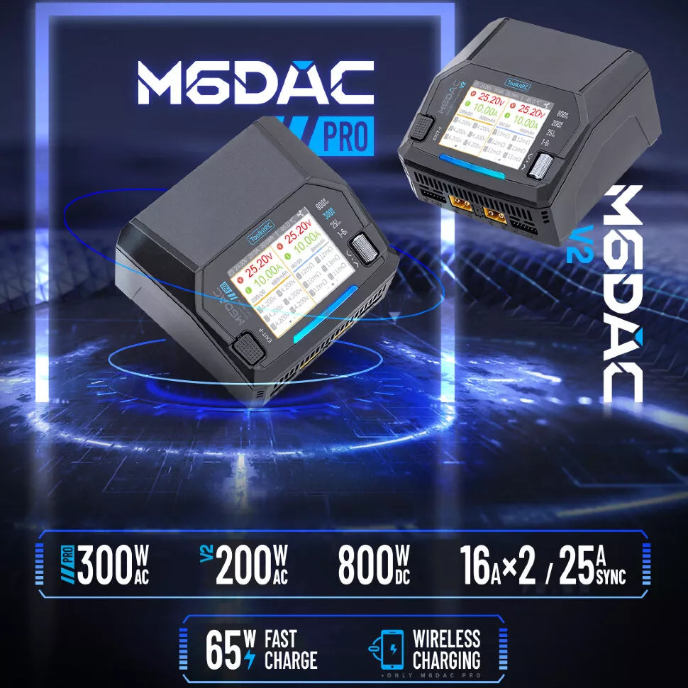 Зарядний пристрій ToolkitRC M6DAC v2 Pro - 800W