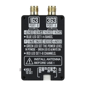 VTX Відео передавач RushFPV 1.3G - 3.3G Dual-Band на дві частоти 2.5W