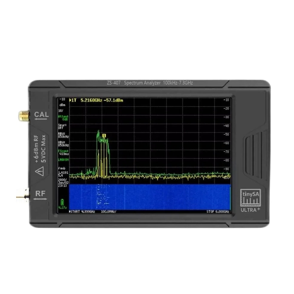 Векторний аналізатор спектру TinySA Ultra ZS407 100 kHz–7.3 GHz ZEENKO