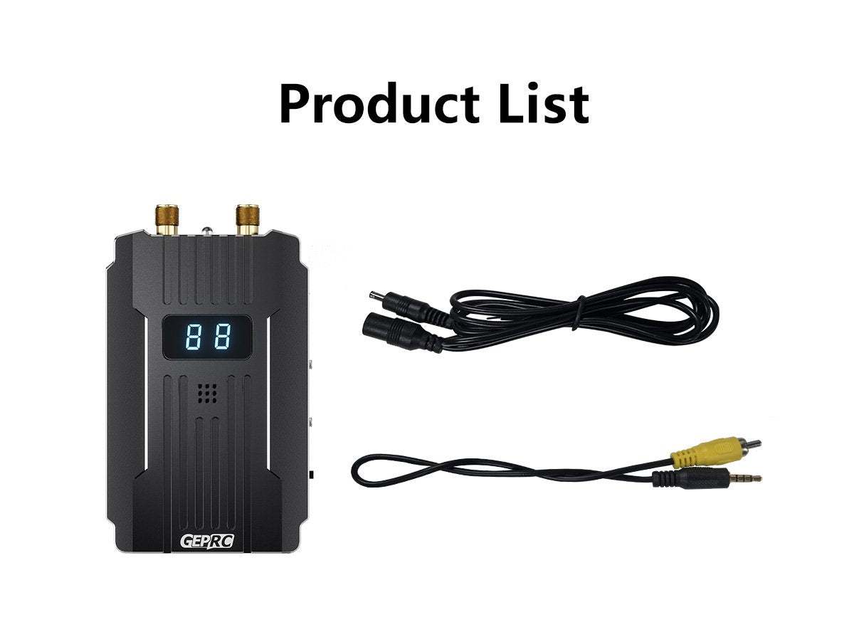 VRX Відео приймач GEPRC MATEN 3.3G VRX with 3.3G Signal Alarmer (з сигналізатором)
