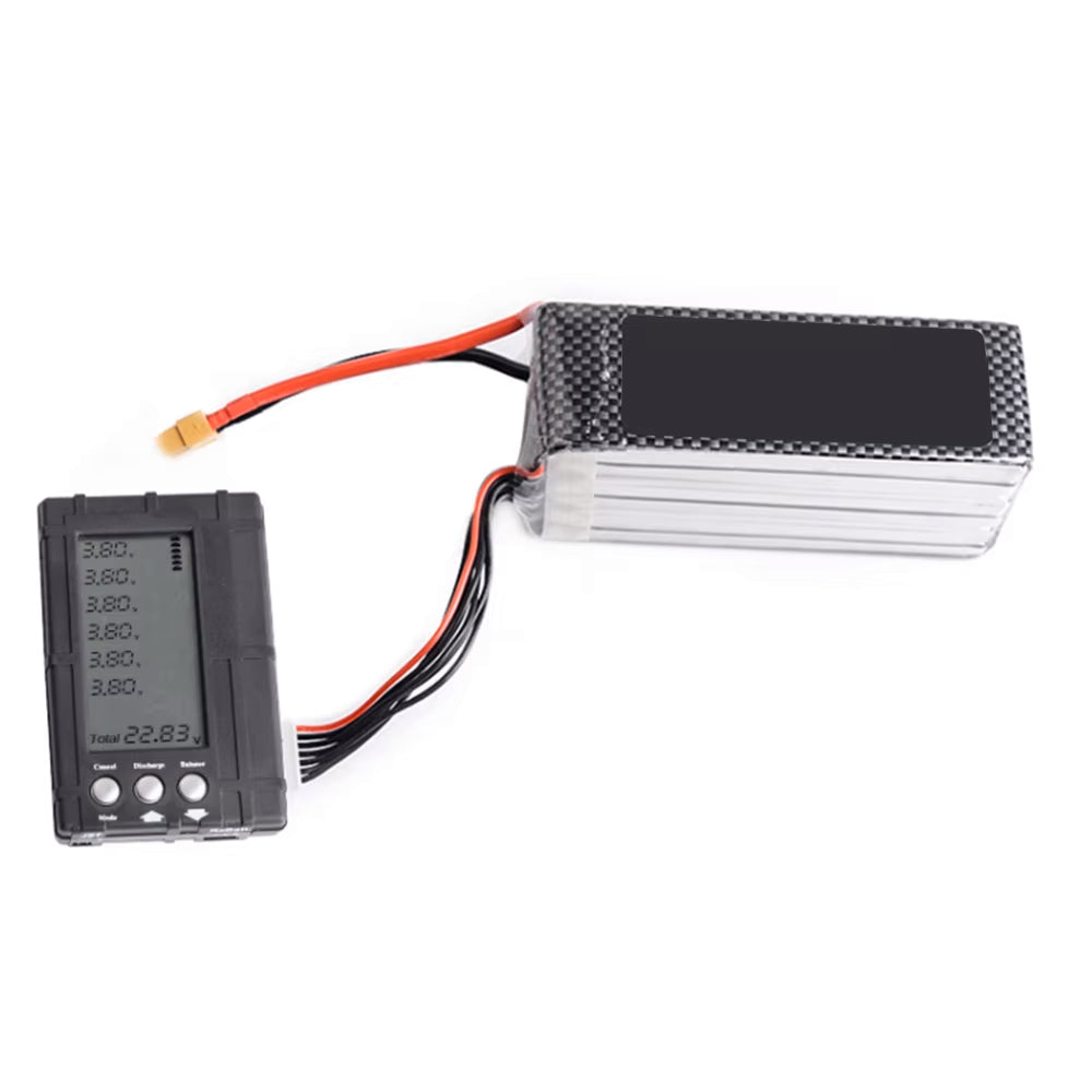 Тестер з функцією балансування акумуляторів 2-6S 6Cells Battery Discharger Balancer CellMeter