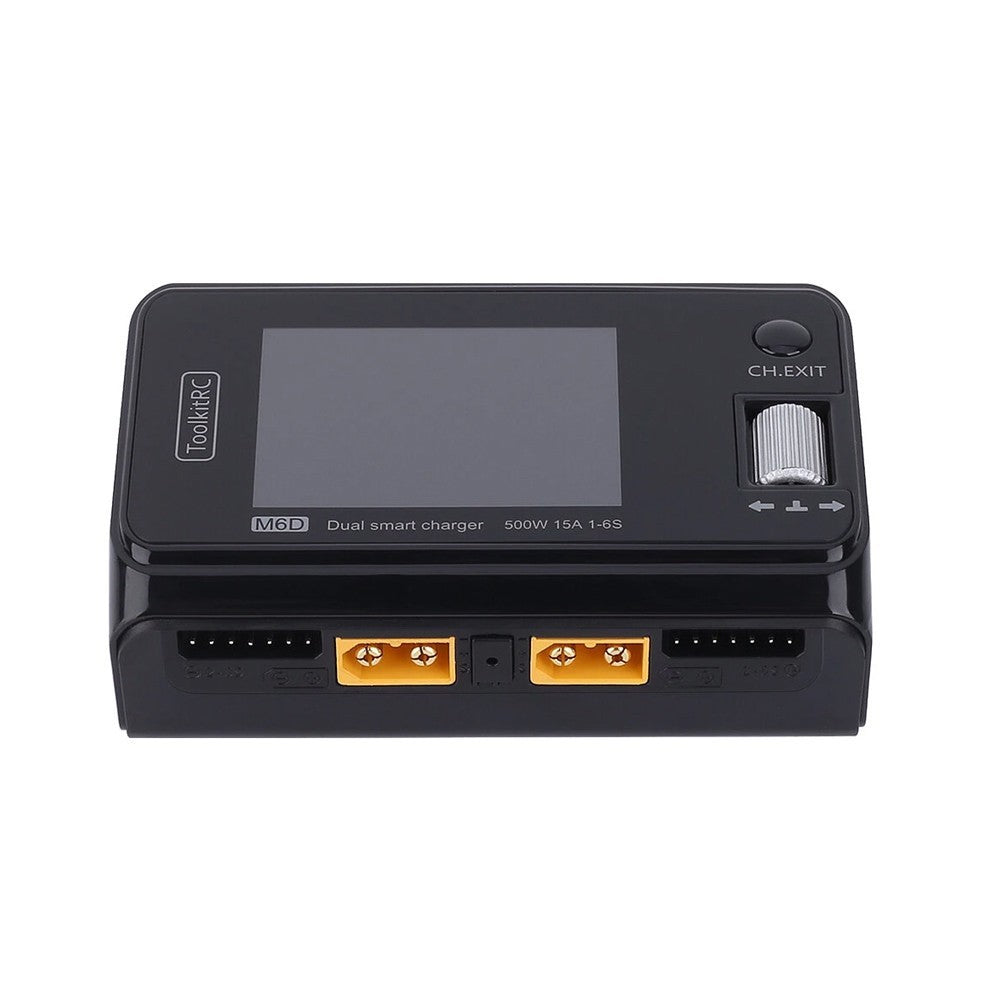 Зарядний пристрій ToolkitRC M6D 500W 15A 1-6S для акумуляторів LiPo