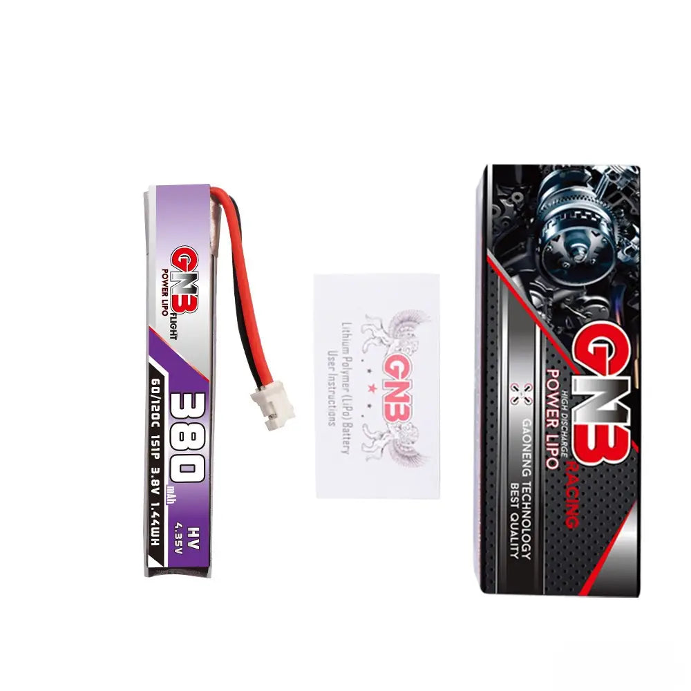 Акумулятор GNB 380mAh 3.8V 1S 60C LiPo HV PH2.0