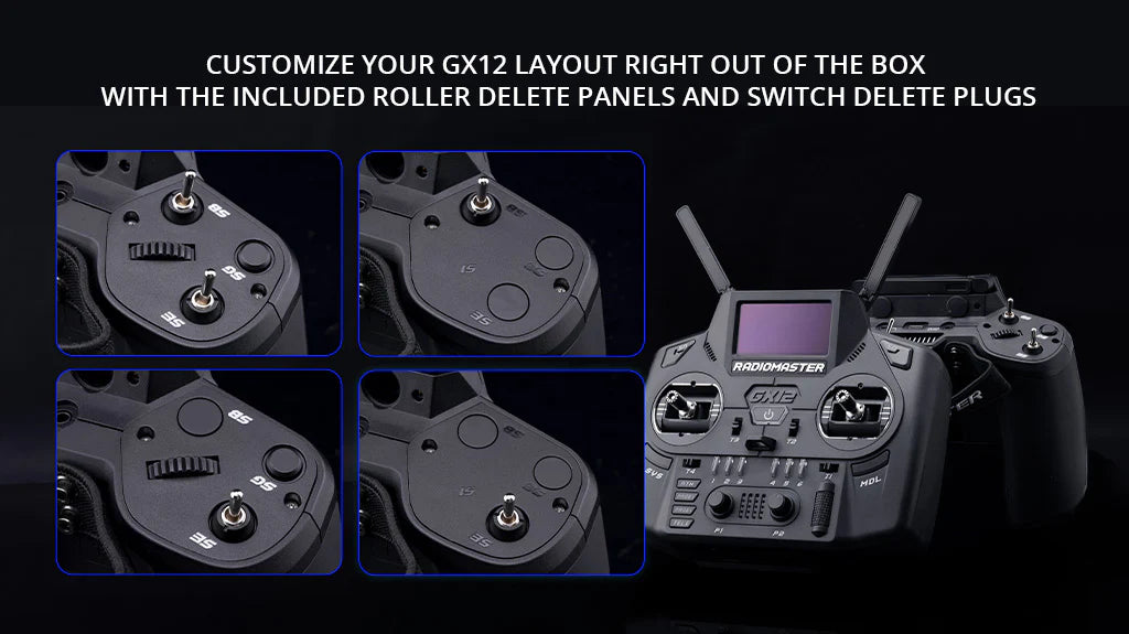 Пульт FPV RadioMaster GX12 Dual-Band Gemini-X на дві частоти 915MHz - 2.4G