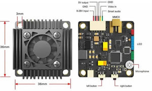 VTX Відео передавач AKK Ultra Long Range 3W 5.8G (37 CH)