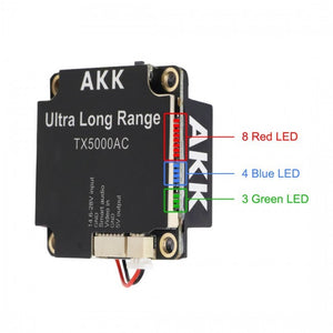 VTX Відео передавач AKK Ultra Long Range 5W 4.9-6G 96CH TX5000AC