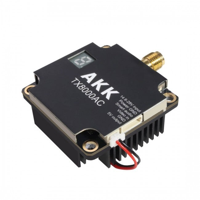 VTX Відео передавач AKK Ultra Long Range 8W 4.9G-6G 96CH TX8000AC