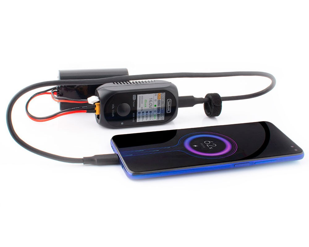 Зарядний пристрій ToolkitRC M4 Pocket 80W USB-C