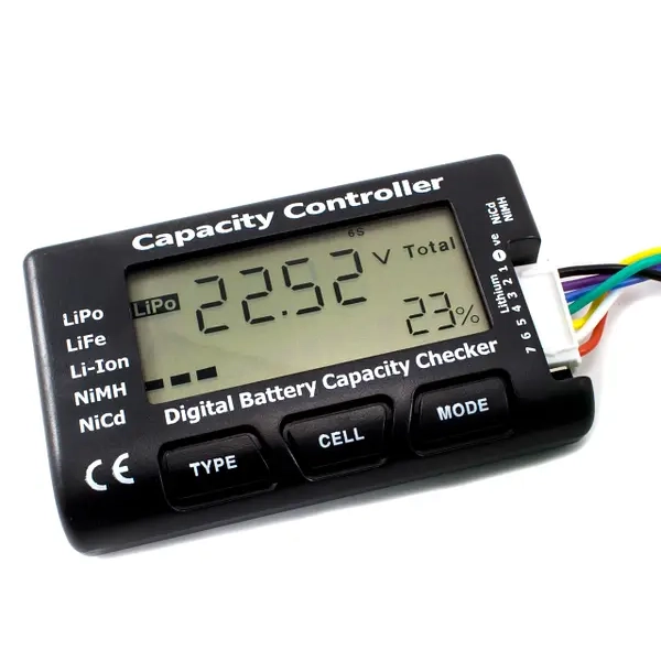 Тестер для батарей CellMeter 7 Digital Capacity Checker Controller 1 Тестер для батарей CellMeter 7 Digital Capacity Checker Controller