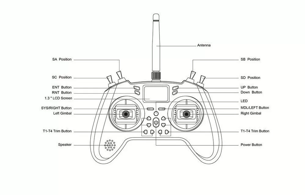 Пульт FPV Jumper T-Lite V2 ELRS M2 2.4GHz jumper t lite v2 24ghz jp4in1 4