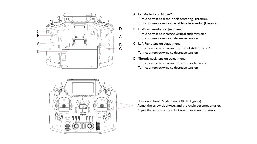 Пульт FPV RadioMaster GX12 Dual-Band Gemini-X на дві частоти 915MHz - 2.4G GX12 1 02