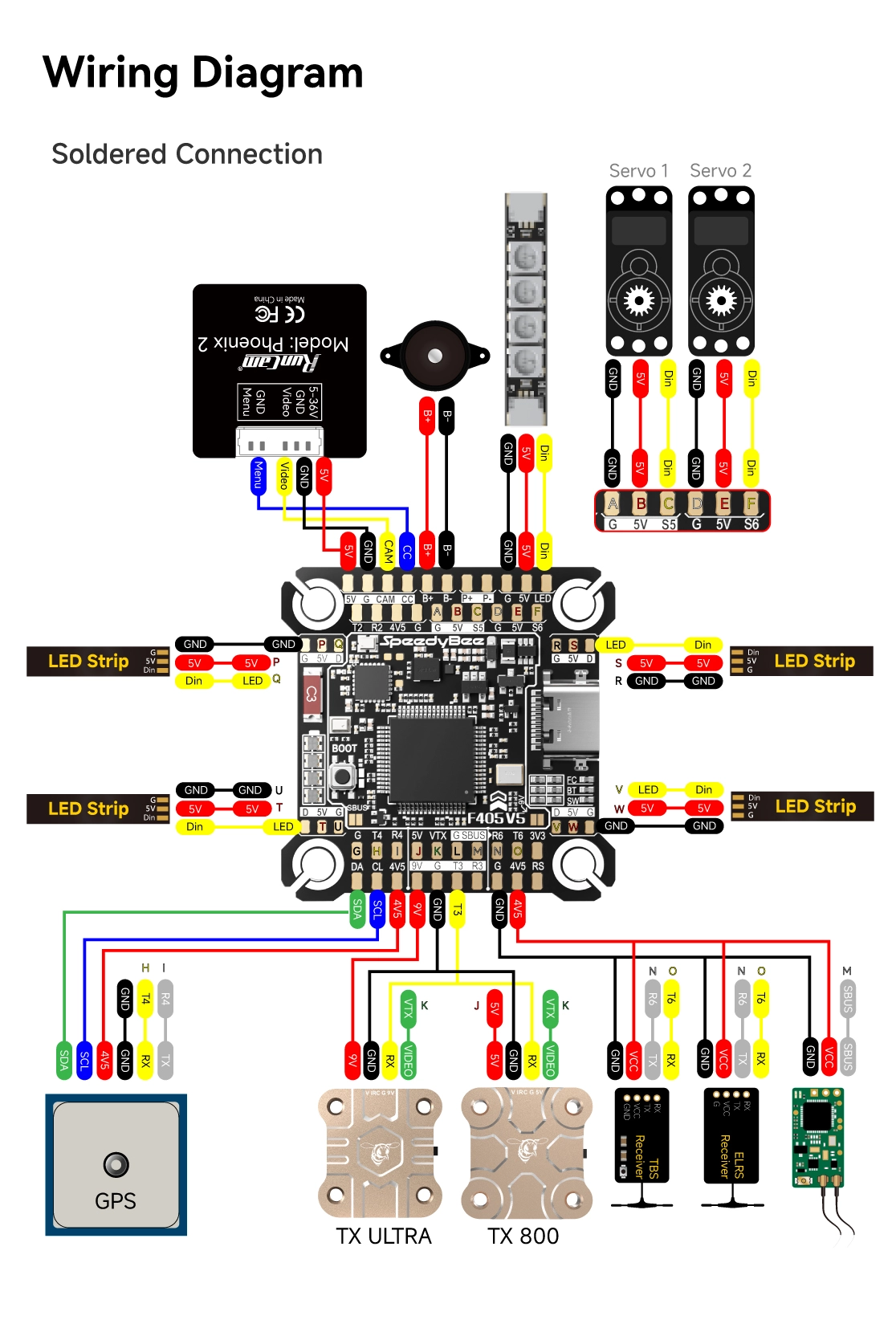Політний стек SpeedyBee F405 V5 55A (F4V5) 9 Політний стек SpeedyBee F405 V5 55A (F4V5) f405 v5 24
